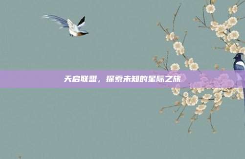 天启联盟，探索未知的星际之旅