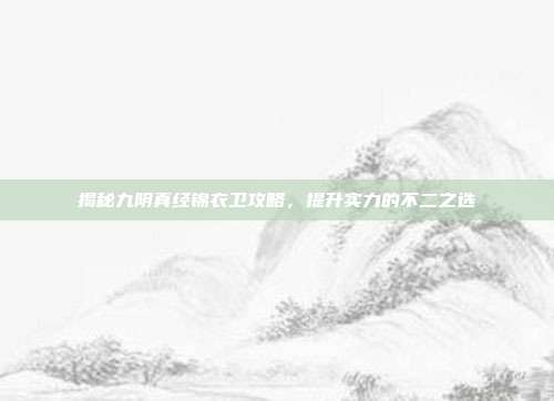 揭秘九阴真经锦衣卫攻略,提升实力的不二之选
