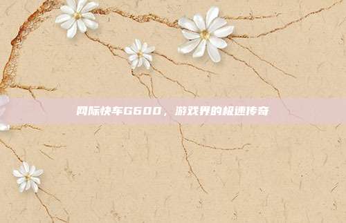 网际快车G600,游戏界的极速传奇