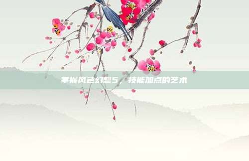 掌握风色幻想5，技能加点的艺术
