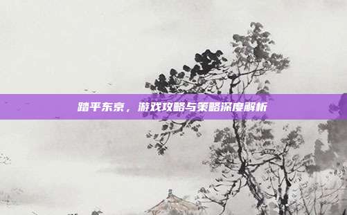 踏平东京,游戏攻略与策略深度解析