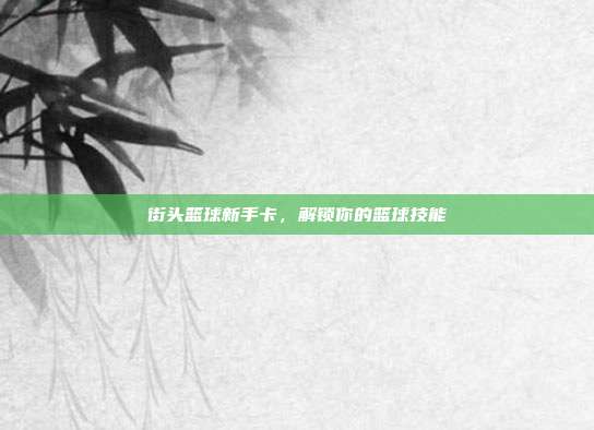 街头篮球新手卡,解锁你的篮球技能