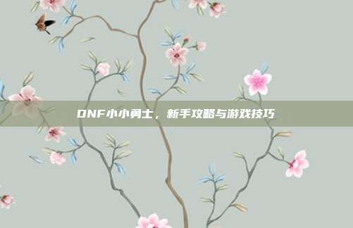 DNF小小勇士,新手攻略与游戏技巧