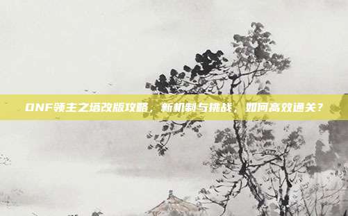 DNF领主之塔改版攻略,新机制与挑战,如何高效通关?