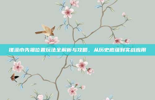 搓澡巾先祖位置玩法全解析与攻略,从历史底蕴到实战应用