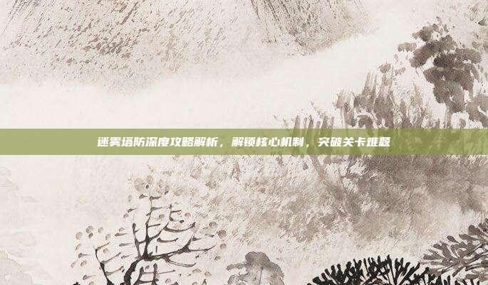 迷雾塔防深度攻略解析,解锁核心机制,突破关卡难题