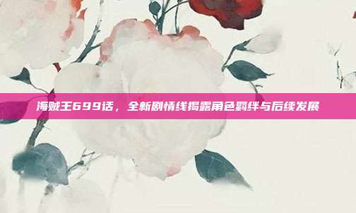 海贼王699话,全新剧情线揭露角色羁绊与后续发展