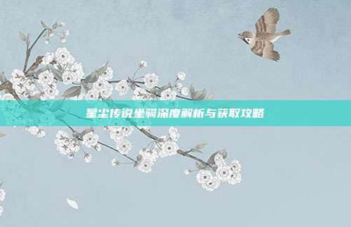 星尘传说坐骑深度解析与获取攻略