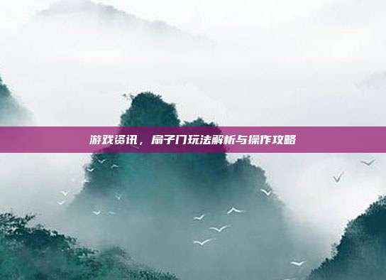 游戏资讯,扇子门玩法解析与操作攻略