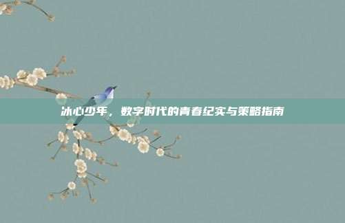 冰心少年,数字时代的青春纪实与策略指南