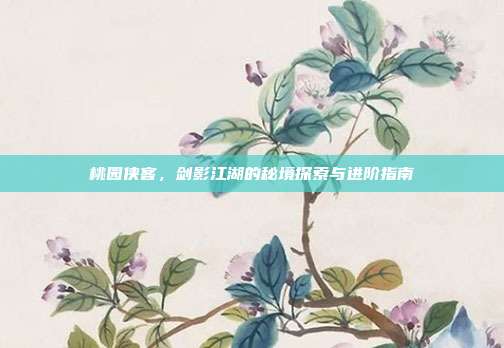 桃园侠客,剑影江湖的秘境探索与进阶指南