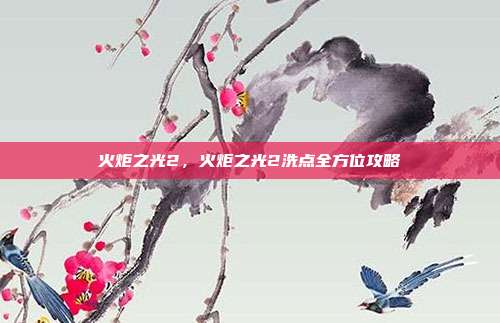 火炬之光2,火炬之光2洗点全方位攻略