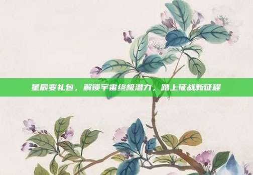 星辰变礼包,解锁宇宙终极潜力,踏上征战新征程