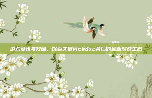 游戏资讯与攻略，探索关键词chdxc背后的全新游戏生态