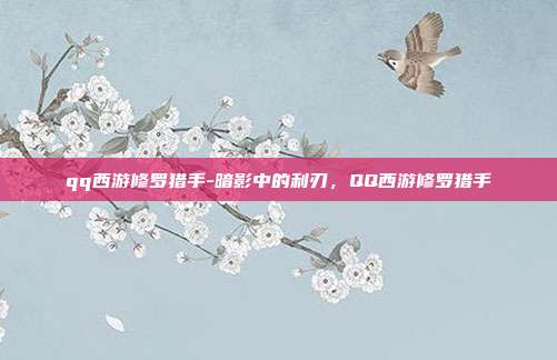 qq西游修罗猎手-暗影中的利刃,QQ西游修罗猎手