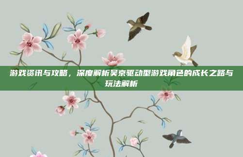 游戏资讯与攻略,深度解析吴京驱动型游戏角色的成长之路与玩法解析