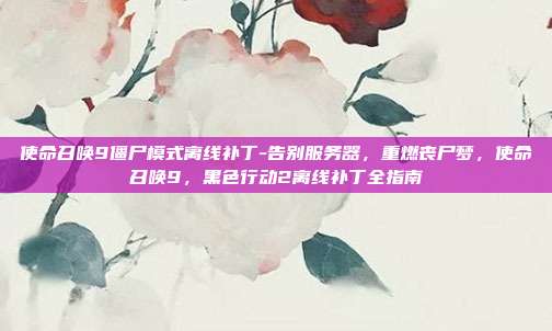 使命召唤9僵尸模式离线补丁-告别服务器，重燃丧尸梦，使命召唤9，黑色行动2离线补丁全指南