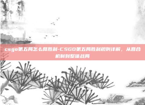 csgo第五局怎么算胜利-CSGO第五局胜利规则详解,从回合机制到整体战局