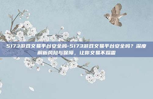 5173游戏交易平台安全吗-5173游戏交易平台安全吗?深度解析风险与保障,让你交易不踩雷
