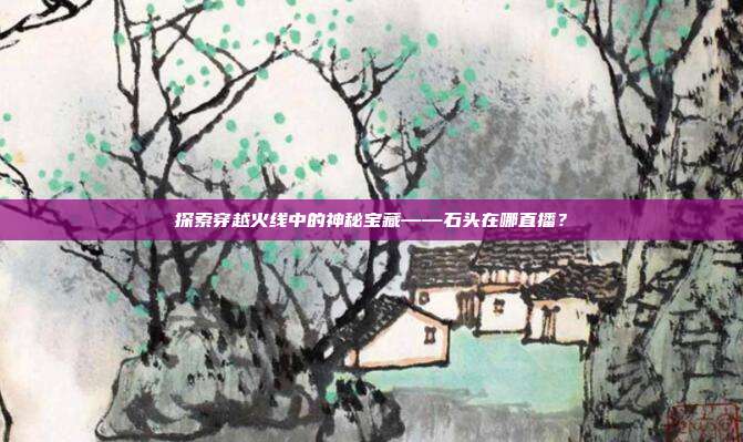 探索穿越火线中的神秘宝藏——石头在哪直播？