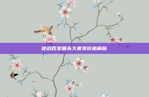 逆战百宝箱永久套装价格解析