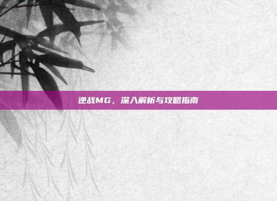 逆战MG，深入解析与攻略指南