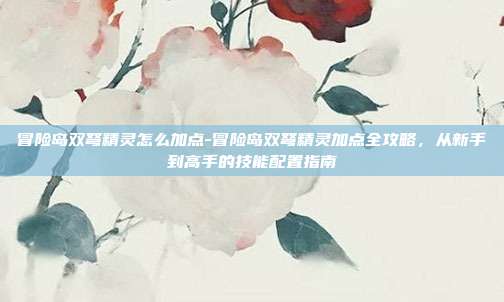冒险岛双弩精灵怎么加点-冒险岛双弩精灵加点全攻略，从新手到高手的技能配置指南