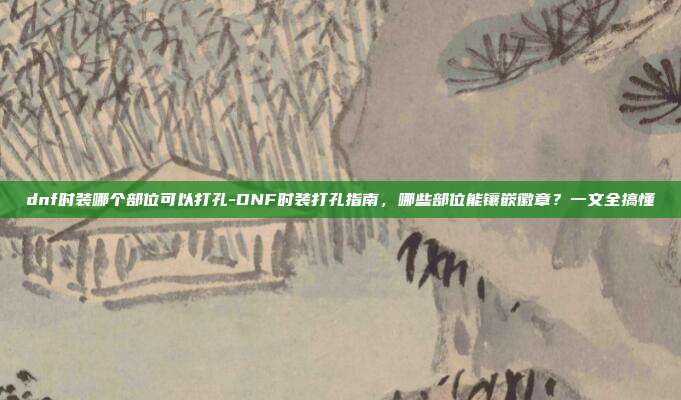 dnf时装哪个部位可以打孔-DNF时装打孔指南，哪些部位能镶嵌徽章？一文全搞懂