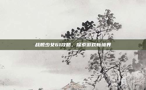 战舰少女61攻略，探索游戏新境界