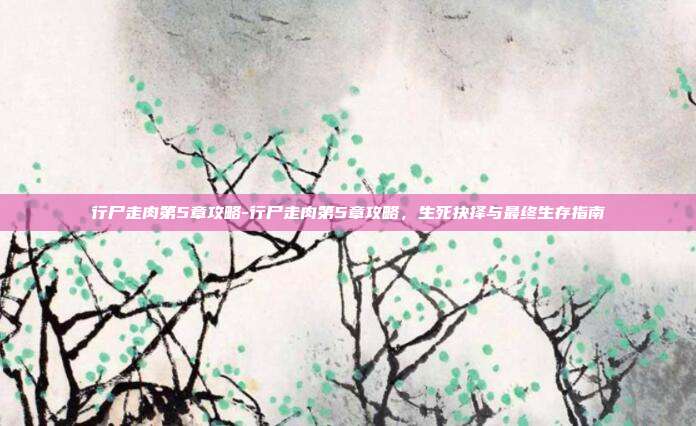 行尸走肉第5章攻略-行尸走肉第5章攻略，生死抉择与最终生存指南