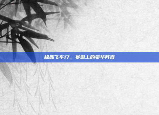 极品飞车17,赛道上的豪华阵容