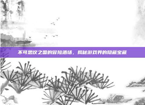 不可思议之国的冒险酒场，揭秘游戏界的隐藏宝藏