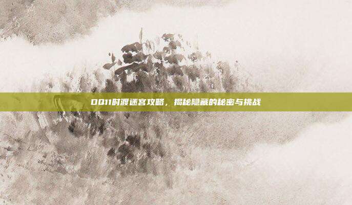 DQ11时渡迷宫攻略，揭秘隐藏的秘密与挑战