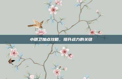 小精卫加点攻略,提升战力的关键