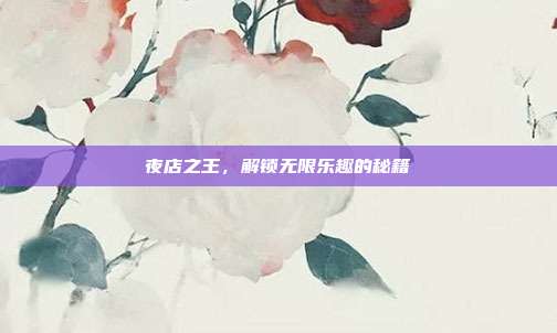 夜店之王,解锁无限乐趣的秘籍