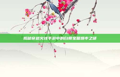 揭秘穿越火线手游中的白骨宝箱爆率之谜
