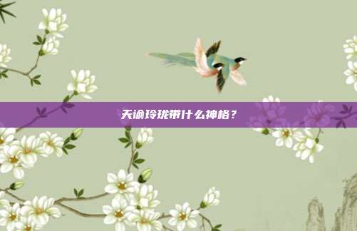 天谕玲珑带什么神格？