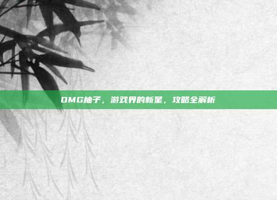 OMG柚子,游戏界的新星,攻略全解析
