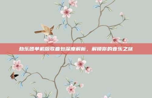 劲乐团单机版歌曲包深度解析,解锁你的音乐之旅