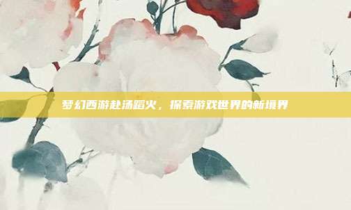 梦幻西游赴汤蹈火,探索游戏世界的新境界