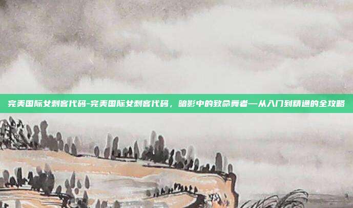 完美国际女刺客代码-完美国际女刺客代码，暗影中的致命舞者—从入门到精通的全攻略