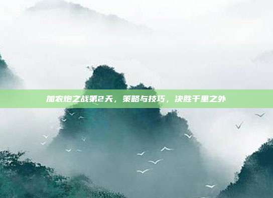 加农炮之战第2天，策略与技巧，决胜千里之外
