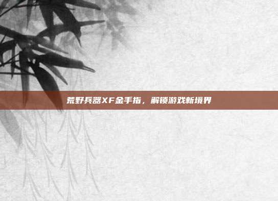 荒野兵器XF金手指,解锁游戏新境界