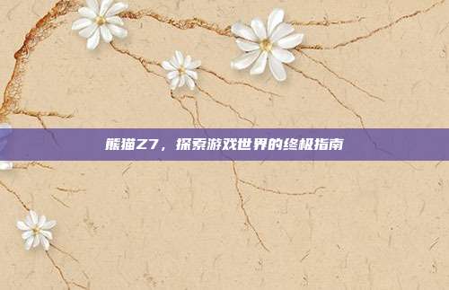 熊猫Z7,探索游戏世界的终极指南