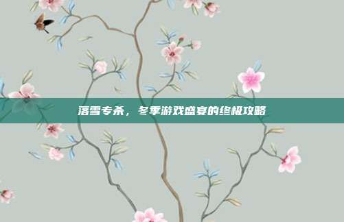 落雪专杀,冬季游戏盛宴的终极攻略