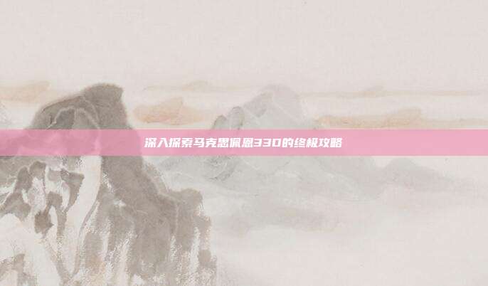 深入探索马克思佩恩33D的终极攻略