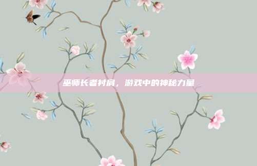 巫师长者衬肩,游戏中的神秘力量