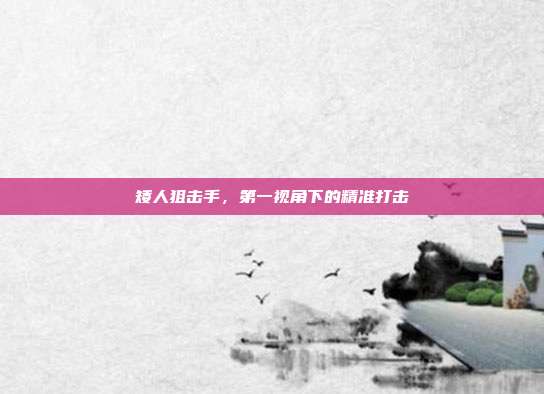 矮人狙击手,第一视角下的精准打击