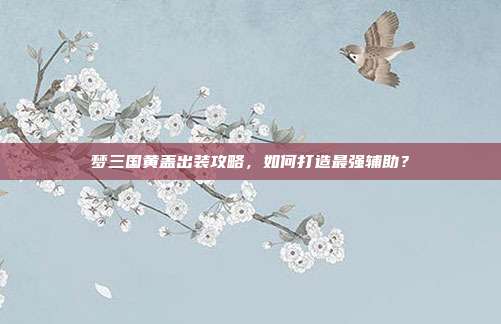 梦三国黄盖出装攻略,如何打造最强辅助?