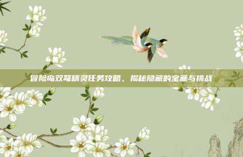 冒险岛双弩精灵任务攻略,揭秘隐藏的宝藏与挑战